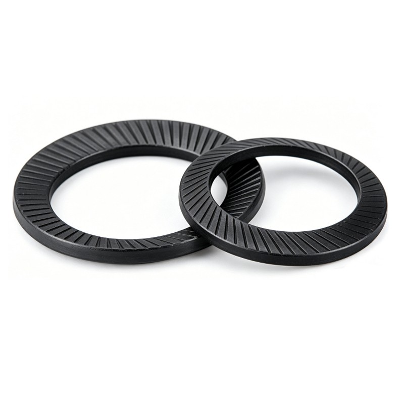 Double-sided tooth anti-loosening gasket